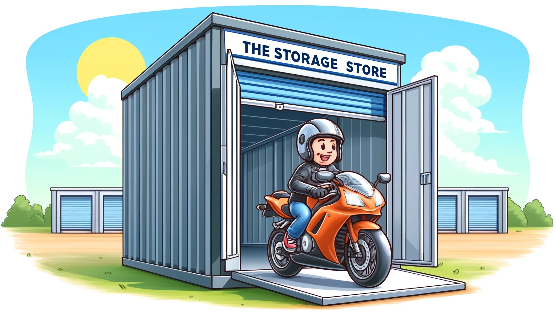 Veilige motorstalling bij The Storage Store?